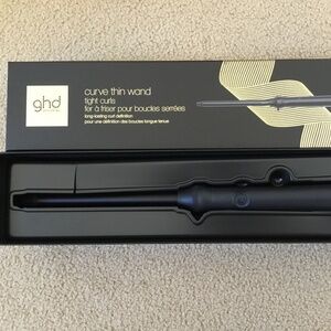 GHD THIN WAND - 0.5" CURLING WAND IN BLACK